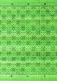 Abstract Green Modern Rug, abs4806grn