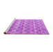 Sideview of Machine Washable Abstract Purple Modern Area Rugs, wshabs4806pur