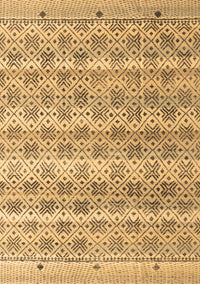 Abstract Brown Modern Rug, abs4806brn