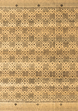 Abstract Brown Modern Rug, abs4806brn