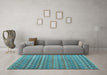 Machine Washable Abstract Light Blue Modern Rug in a Living Room, wshabs4807lblu