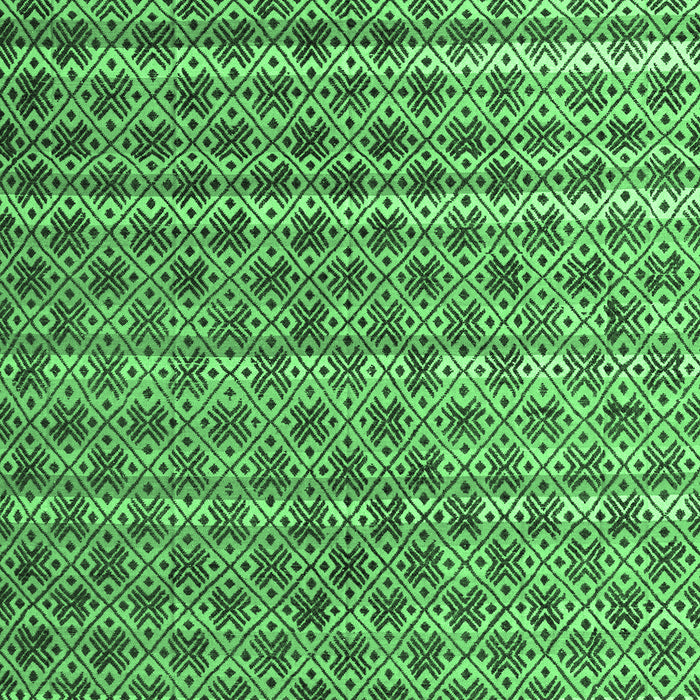 Machine Washable Abstract Emerald Green Modern Area Rugs, wshabs4807emgrn
