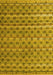 Abstract Yellow Modern Rug, abs4807yw