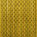 Square Machine Washable Abstract Yellow Modern Rug, wshabs4807yw