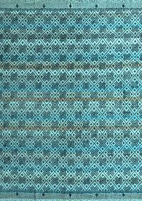 Abstract Light Blue Modern Rug, abs4807lblu