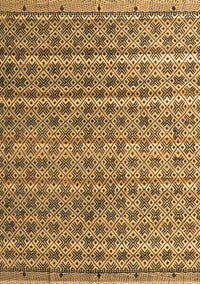 Abstract Brown Modern Rug, abs4807brn