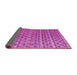 Sideview of Abstract Pink Modern Rug, abs4807pnk