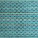 Square Abstract Light Blue Modern Rug, abs4807lblu