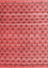 Abstract Red Modern Area Rugs