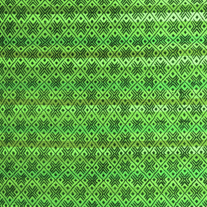 Machine Washable Abstract Green Modern Area Rugs, wshabs4807grn