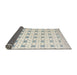 Sideview of Abstract Dark Gray Modern Rug, abs4808