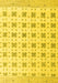 Abstract Yellow Modern Rug, abs4808yw