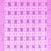 Square Abstract Pink Modern Rug, abs4808pnk