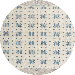 Round Machine Washable Abstract Dark Gray Rug, wshabs4808