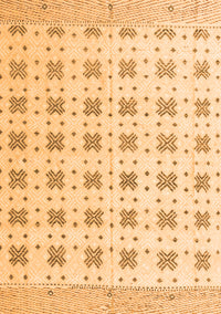 Abstract Orange Modern Rug, abs4808org