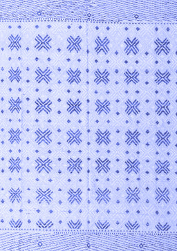 Abstract Blue Modern Rug, abs4808blu