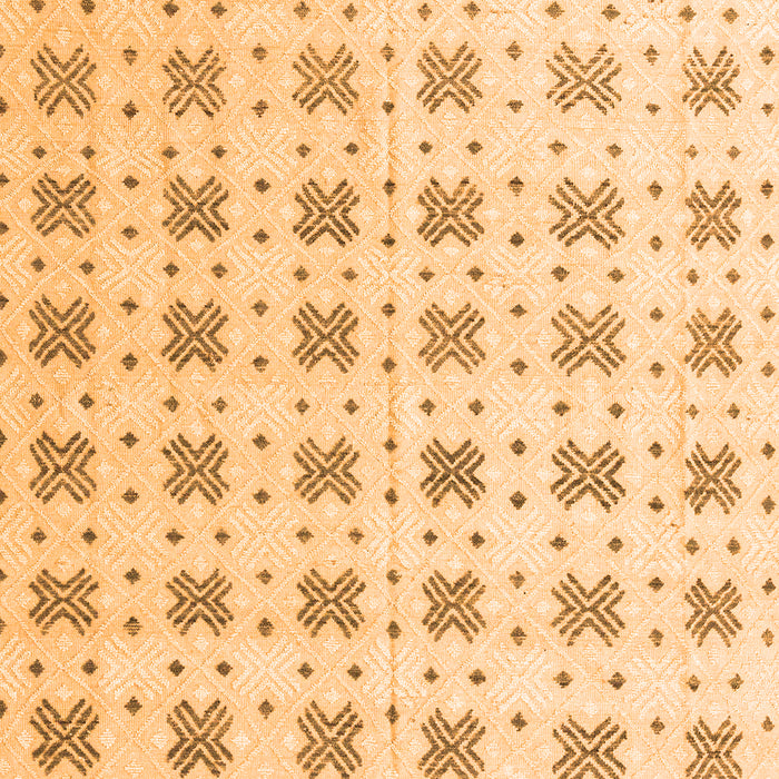 Machine Washable Abstract Orange Modern Area Rugs, wshabs4808org