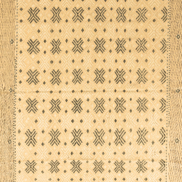 Square Abstract Brown Modern Rug, abs4808brn