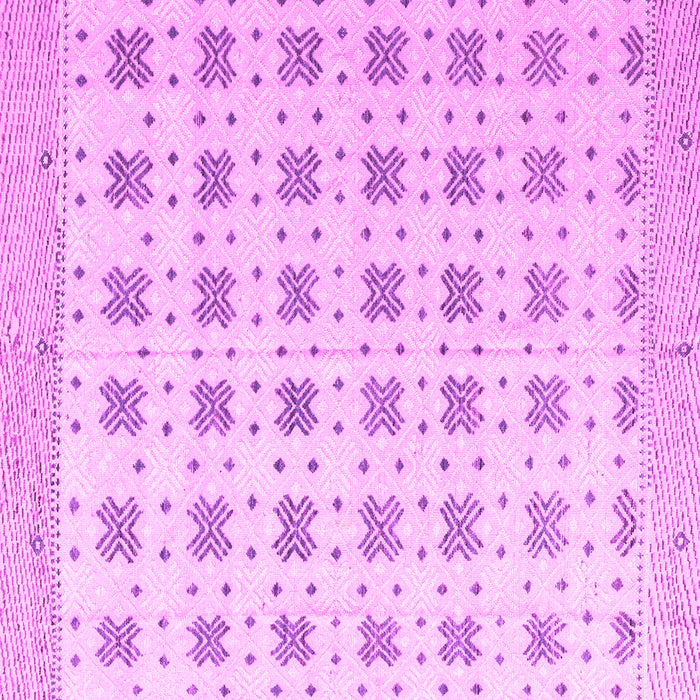 Square Machine Washable Abstract Pink Modern Rug, wshabs4808pnk