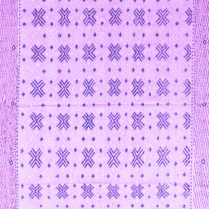 Square Abstract Purple Modern Rug, abs4808pur
