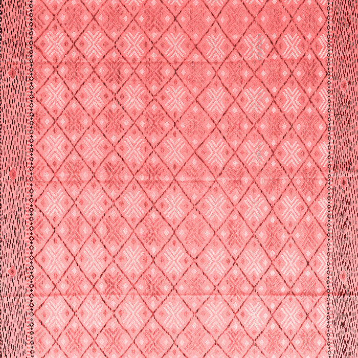 Machine Washable Abstract Red Modern Rug, wshabs4809red