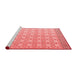 Modern Red Washable Rugs