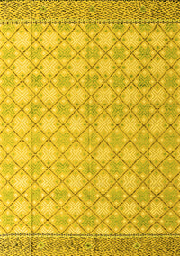 Abstract Yellow Modern Rug, abs4809yw