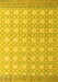 Abstract Yellow Modern Rug, abs4809yw