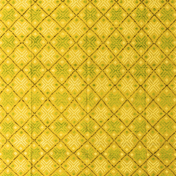 Abstract Yellow Modern Rug, abs4809yw