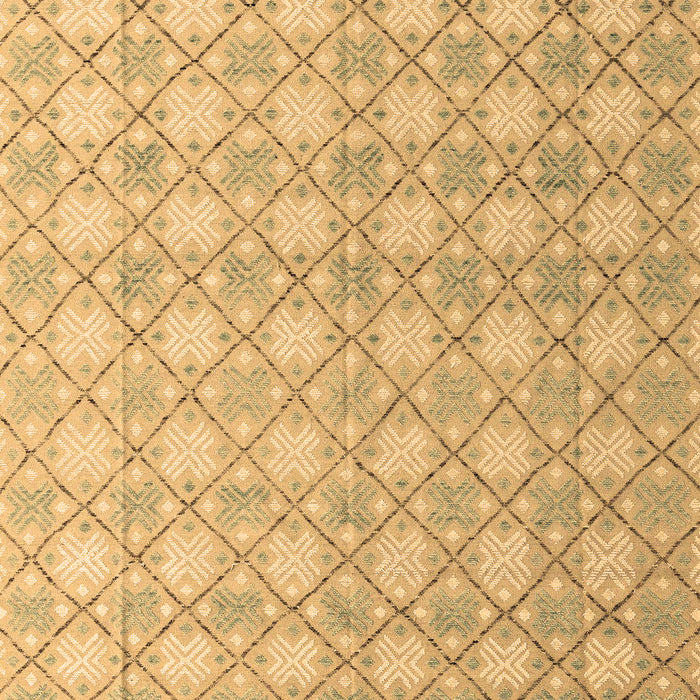 Machine Washable Abstract Brown Modern Rug, wshabs4809brn