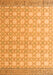 Machine Washable Abstract Orange Modern Area Rugs, wshabs4809org