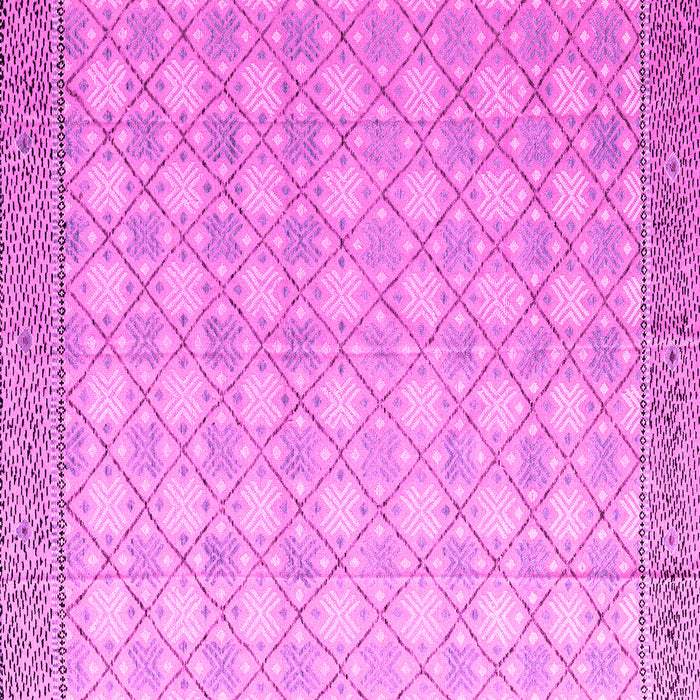 Square Abstract Pink Modern Rug, abs4809pnk
