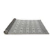 Sideview of Abstract Gray Modern Rug, abs4809gry