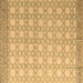 Square Machine Washable Abstract Brown Modern Rug, wshabs4809brn