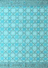 Abstract Light Blue Modern Rug, abs4809lblu