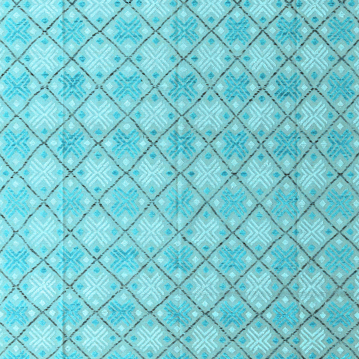 Abstract Light Blue Modern Rug, abs4809lblu