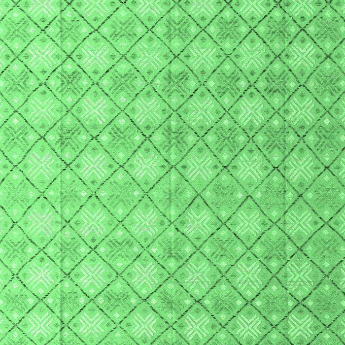 Machine Washable Abstract Emerald Green Modern Area Rugs, wshabs4809emgrn
