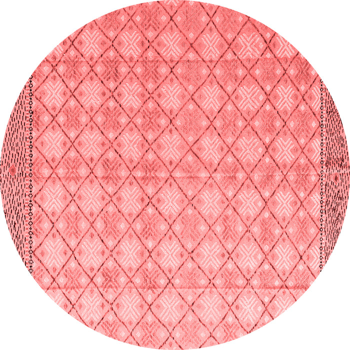 Machine Washable Abstract Red Modern Rug, wshabs4809red