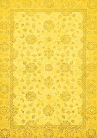 Oriental Yellow Traditional Rug, abs480yw