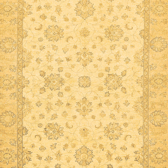 Machine Washable Oriental Brown Traditional Rug, wshabs480brn