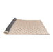 Sideview of Abstract Wheat Beige Modern Rug, abs4810