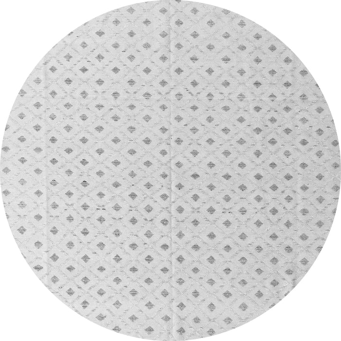 Round Abstract Gray Modern Rug, abs4810gry