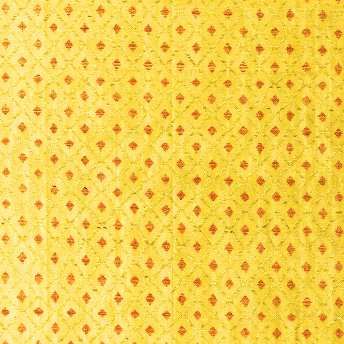 Machine Washable Abstract Yellow Modern Rug, wshabs4810yw
