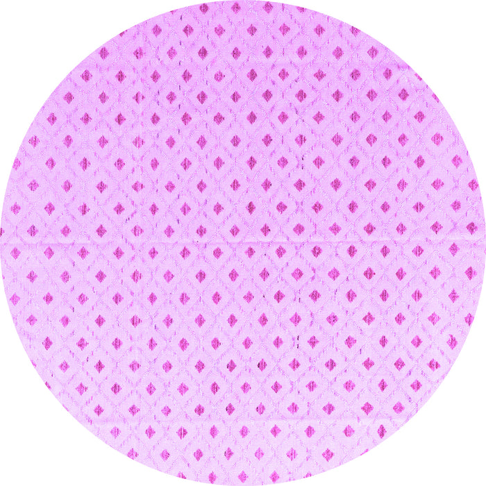 Round Abstract Purple Modern Rug, abs4810pur