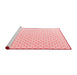 Modern Red Washable Rugs