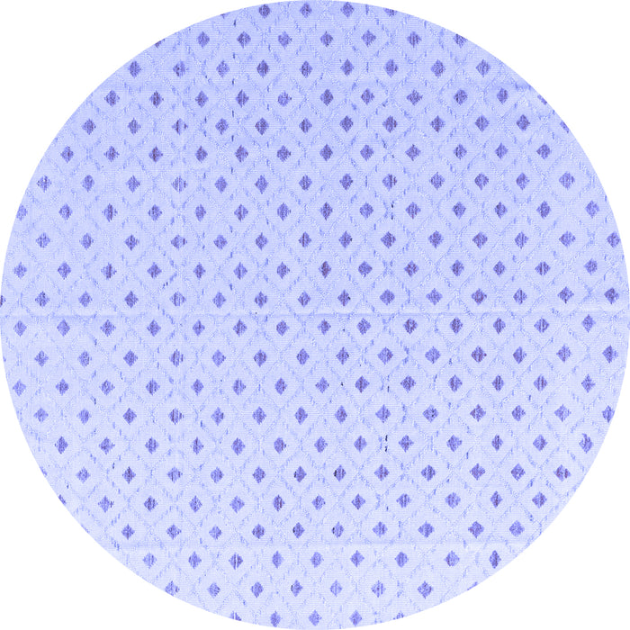 Round Abstract Blue Modern Rug, abs4810blu