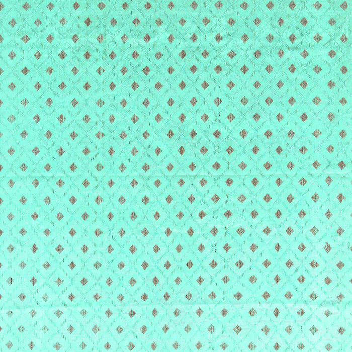 Square Machine Washable Abstract Turquoise Modern Area Rugs, wshabs4810turq