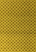 Machine Washable Abstract Yellow Modern Rug, wshabs4811yw