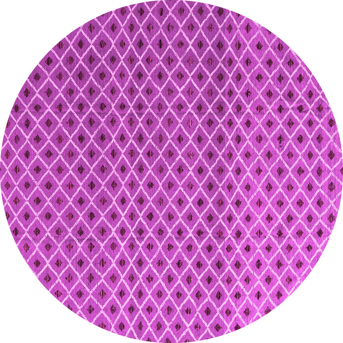 Round Abstract Pink Modern Rug, abs4811pnk
