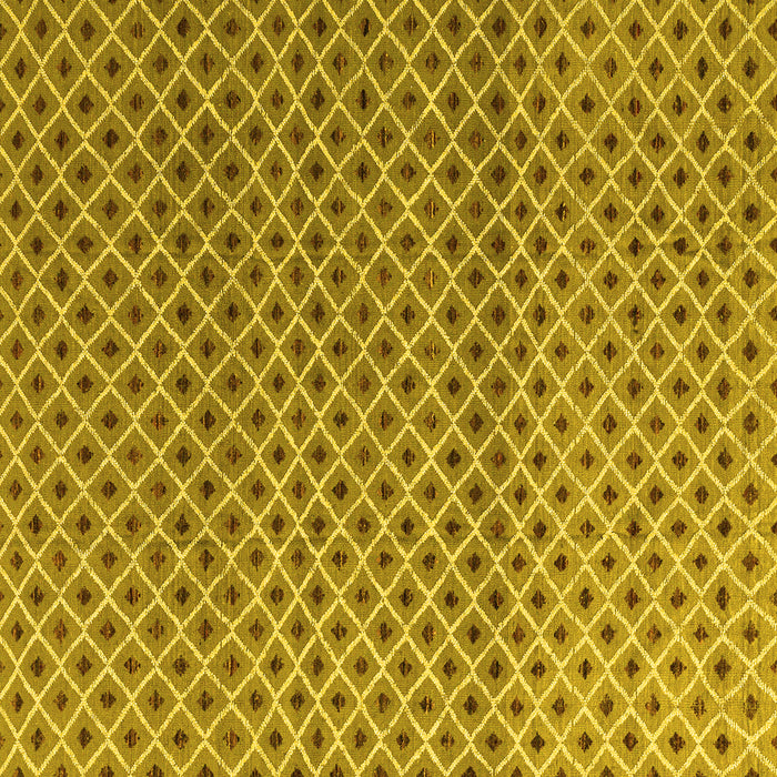 Square Abstract Yellow Modern Rug, abs4811yw